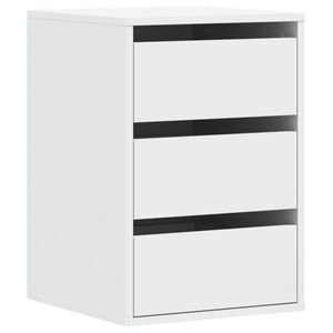 vidaXL Dulap colț cu sertare alb 40x41x58 cm lemn prelucrat