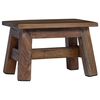 vidaXL Taburet natural 30 x 20 x 20 cm Lemn de mahon