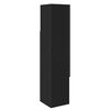 vidaXL Dulap de colț Negru 32x32x140cm Lemn compozit