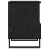 vidaXL Dulap de pat Stejar Negru 40 x 35 x 50 cm Lemn compozit