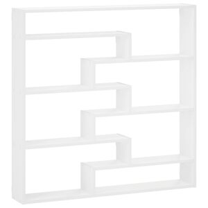 vidaXL Raft de perete Alb 103 x 17 x 102 cm Lemn prelucrat