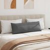 vidaXL Perne pentru canapea 2 pcs Gri &icirc;nchis 120 x 40 cm țesătură