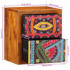 vidaXL Dulap de noapte 2 pcs Maro 35 x 30 x 40 cm Lemn Solid de Acacia