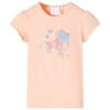 vidaXL Tricou pentru copii portocaliu deschis, 104