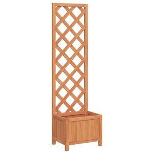 vidaXL Jardinieră cu spalier, 40x30x135 cm, lemn masiv de brad
