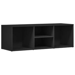 vidaXL Banca depozitare pentru pantofi, negru, 102x35x35 cm, lemn