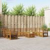 vidaXL Seturi de canapele 11 pcs natural Lemn Solid de Acacia