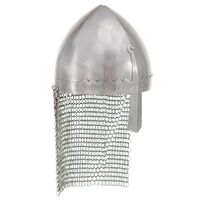 vidaXL Coif cavaler antichizat, jocuri pe roluri, argintiu, oțel