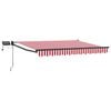 vidaXL Marchiză retractabilă manuală cu led-uri 3 x 2,5 m