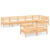 vidaXL Set mobilier de grădină, 9 piese, lemn masiv de pin