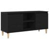 vidaXL Cabinet TV 102 x 35 x 50 cm Stejar Negru Lemn prelucrat