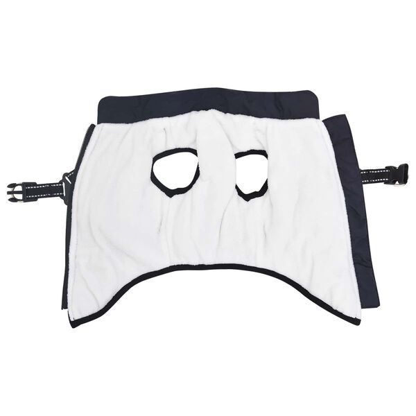 vidaXL Haina pentru C&acirc;ini Albastru marin L28 Fleece și poliester