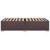 vidaXL Cadru de pat fără saltea, maro &icirc;nchis, 90x200 cm, textil