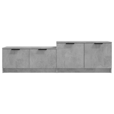 vidaXL Comodă TV, gri beton, 158,5x36x45 cm, lemn prelucrat