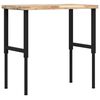 vidaXL Banc lucru 100x60x(73-99,5) cm lemn masiv acacia dreptunghiular
