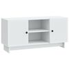 vidaXL Cabinet TV 102 x 34,5 x 50 cm Alb Lemn prelucrat