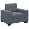 vidaXL Canapea scaun gri &icirc;nchis 100x78x80 cm catifea