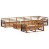 vidaXL Set de canapele de exterior 9 pcs natural
