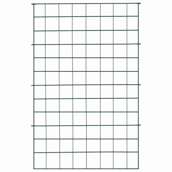 vidaXL Set gard pentru iaz 8 pcs Verde 50 x 80 cm Oțel