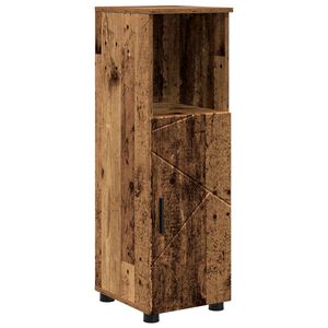 vidaXL Dulap de Baie Lemn Vechi 30 x 35 x 95 cm Lemn compozit & Metal