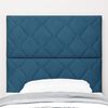 vidaXL Tăblie cap cu headboard Albastru &icirc;nchis 90 cm Catifea