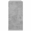 vidaXL Rafturi de perete cub, 6 buc., gri beton, 30x15x30 cm