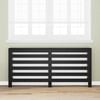 vidaXL Capac pentru radiator Stejar Negru 175 x 20 x 82 cm