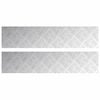 vidaXL Trepte 2 buc. 90 x 20 cm Argintiu Aluminiu Dreptunghiular