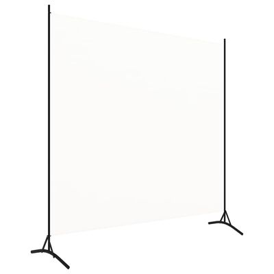 vidaXL Separator de cameră, alb, 175x180 cm, textil