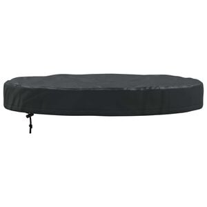 vidaXL Husă pentru masă exterioară 62 x 62 x 10 cm Rotund Negru