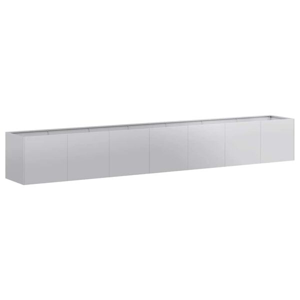 vidaXL Jardinieră 280x40x40 cm oțel galvanizat