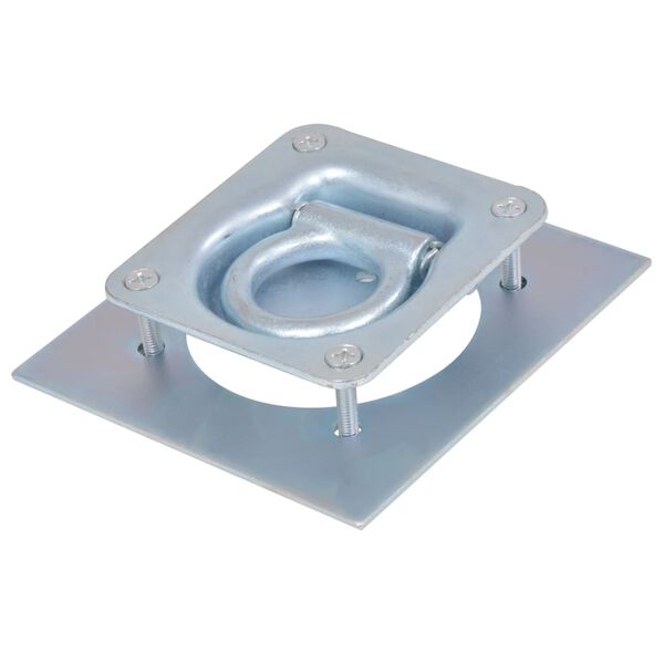 vidaXL Inele ancorare pentru remorcă 8 buc, oțel galvanizat, 2000 kg
