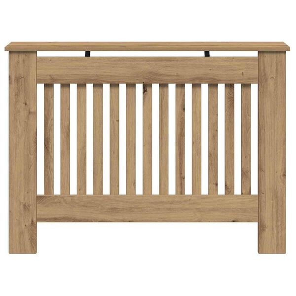 vidaXL Capac pentru radiator Stejar Artizanal 112 x 19 x 81,5 cm