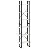 vidaXL Raft de depozitare, alb, 60x30x210 cm, lemn masiv de pin