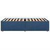 vidaXL Cadru de pat fără saltea țesătură albastră 90x190 cm