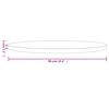 vidaXL Blat de masă rotund, alb, &Oslash;90x3 cm, lemn masiv de pin