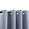 vidaXL Draperii opace cu inele metalice, 2 buc., gri, 140 x 245 cm