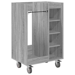 vidaXL Dulap Golf cu roata Simplu Gri Sonoma 65 x 45 x 98 cm