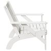 vidaXL Scaun Adirondack de grădină alb 75x77x77 cm lemn masiv de pin