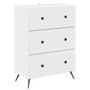 vidaXL Dulap cu sertare Alb 66 x 34,5 x 90 cm Lemn prelucrat