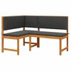 vidaXL Scaun pentru Grădină Maro 140 x 100 x 91cm Lemn masiv de acacia