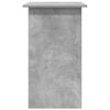 vidaXL Birou, gri beton, 80x45x74 cm, lemn prelucrat