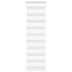 vidaXL Jaluzea tip zebra alb lățime țesătură 35,9 cm poliester