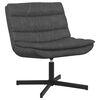 vidaXL Scaun pivotant Negru 63 x 75 x 76 cm PU antic