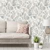 DUTCH WALLCOVERINGS Tapet model frunze și pasărea tucan, bej