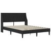 vidaXL Cadru de pat cu headboard Negru 140 x 200 cm Catifea