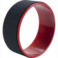 Pure2Improve Roată pentru Yoga, negru și roșu, 30 cm