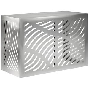 vidaXL Husă pentru aer condiționat Argintiu 90 x 40 x 60 cm