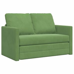 vidaXL Pat canapea Verde deschis 204 x 122 x 60 cm Catifea