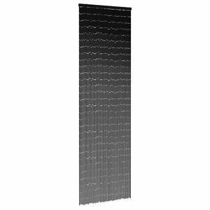 vidaXL Perdele ușă cu insecte gri &icirc;nchis 56x185 cm bambus